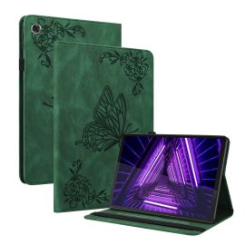 ART Klapphülle Lenovo Tab M10 Plus (TB-X606F / TB-X606L / ZA5T0081CZ / ZA5V0206CZ) BUTTERFLY grün