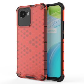 HONEYCOMB Schutzhülle Realme C30 rot