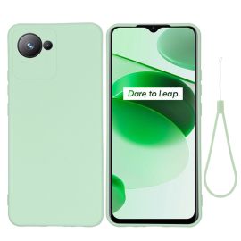 RUBBER Schutzhülle für Realme C30 grün