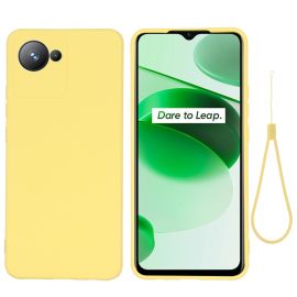 RUBBER Schutzhülle für Realme C30 gelb