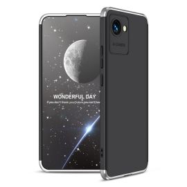 360° Schutzhülle Realme C30 schwarz-silber
