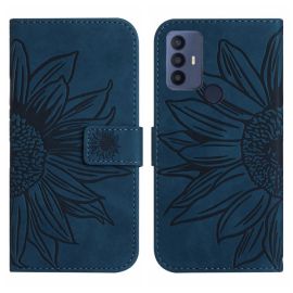 ART SUN FLOWER Geldbörse mit Trageriemen TCL 30 SE blau