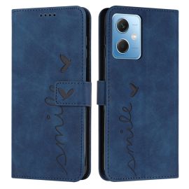 ART SMILE Brieftaschenhülle mit Kordel Xiaomi Redmi Note 12 5G blau