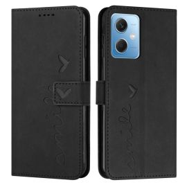 ART SMILE Brieftaschenhülle mit Kordel Xiaomi Redmi Note 12 5G schwarz