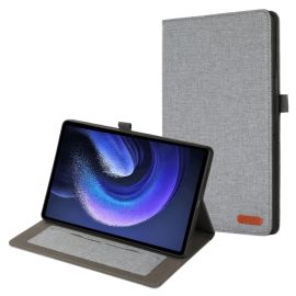 FABRIC Flip Cover für Xiaomi Pad 6 / Pad 6 Pro grau