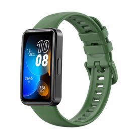 SILIKON-Armband für Huawei Band 8 dunkelgrün