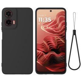 RUBBER Schutzhülle für Motorola Moto G35 5G schwarz