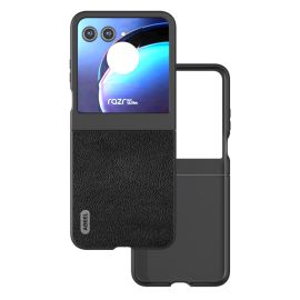 ABEEL LEATHER Gehäuse für Motorola Razr 50 schwarz