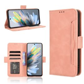SLOT Wallet Case für ZTE Blade A75 rosa