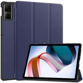 LEATHER Flip Cover für Xiaomi Redmi Pad SE blau