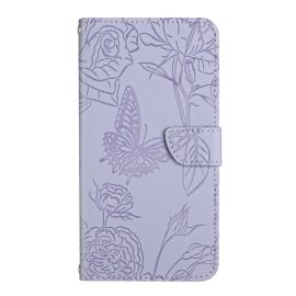 ART BLOSSOM Wallet Cover für Motorola Edge 50 lila