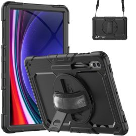 SOLID 360 Case für Samsung Galaxy Tab S9 Ultra schwarz