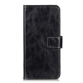 RETRO Wallet Case Motorola Moto G54 5G / G54 5G Power Edition schwarz