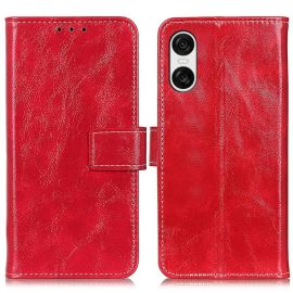 RETRO Wallet Case Sony Xperia 10 VI rot