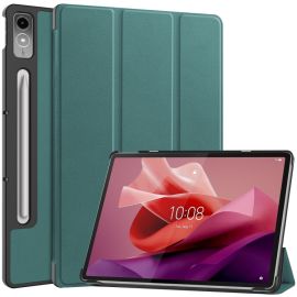 LEATHER PRO Flip-Cover für Lenovo Tab P12 grün