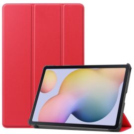 LEATHER Samsung Galaxy Tab S8 / Tab S7 rote Flip-Hülle