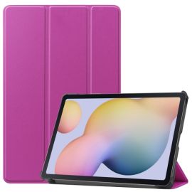 LEATHER Flip Case Samsung Galaxy Tab S8 / Tab S7 lila