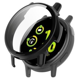 PC VOLLSTÄNDIGE ABDECKUNG Kunststoffabdeckung mit Glas für Garmin Vivo active 5 schwarz