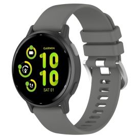 SILIKON-Armband für Garmin Vivoactive 5 / Vivoactive 6 grau