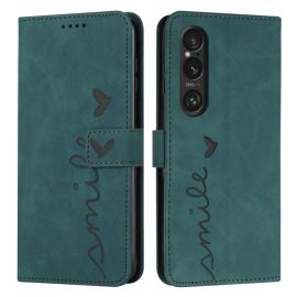 ART SMILE Wallet Case mit Trageschlaufe für Sony Xperia 1 VI grün