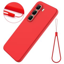 RUBBER Schutzhülle für Infinix Hot 50 rot