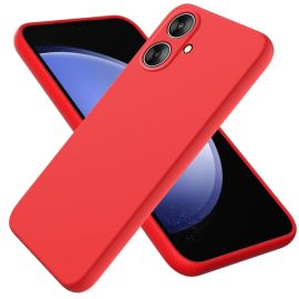 RUBBER Schutzhülle für Xiaomi Redmi 13C 5G rot