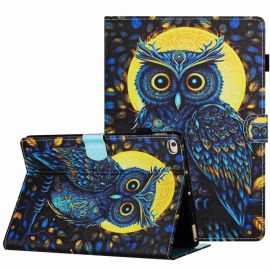 ART Flip Case für Apple iPad 9.7 (2017) / 9.7 (2018) / iPad Air (1 / 2) BLUE OWL