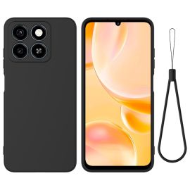 RUBBER Schutzhülle für ZTE Blade A35 Schwarz