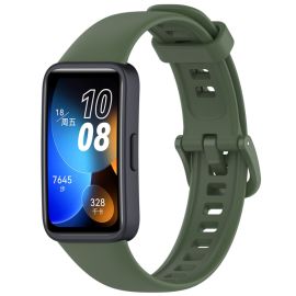 SILIKON Wechselarmband für Huawei Band 10 / Band 9 dunkelgrün