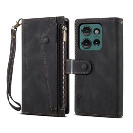 RFID-Wallet-Etui für Motorola Edge 50 schwarz
