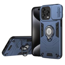 CAMPROTECT Hülle mit Halterung für ZTE V70 Vita blau