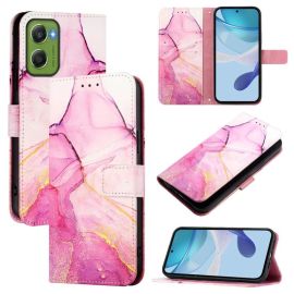 ART MARBLE Wallet Case für Motorola Moto G06 / G06 Power PINK