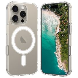 TRANSPARENT MAGSAFE Abdeckung für Apple iPhone 16 Pro transparent