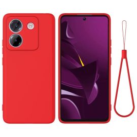 RUBBER Schutzhülle für Xiaomi Poco M7 Pro 5G rot