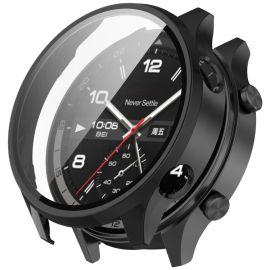PC FULL COVER Kunststoffabdeckung mit Glas für OnePlus Watch 2R schwarz