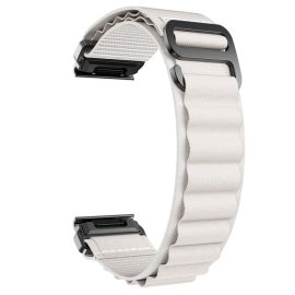 PROTEMIO Alpenzug Uhrenarmband QuickFit für Garmin - Breite 22mm beige