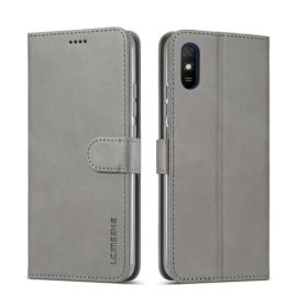 IMEEKE Geldbörsenhülle Xiaomi Redmi 9A / 9AT grau