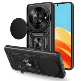 RING CAMERA Hülle mit Halterung für ZTE Blade A75 5G / Nubia Focus 5G schwarz