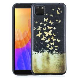 ART TPU obal Huawei Y5p GOLD BUTTERFLIES