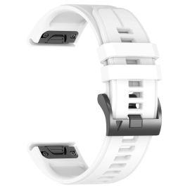 SILICONE Ersatzarmband QuickFit für Garmin - Breite 22mm weiß