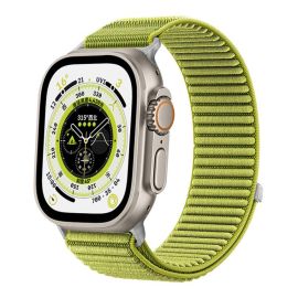 xDfind NYLON Wechselarmband für Apple Watch 44 / 45 / 46 / 49mm hellgrün