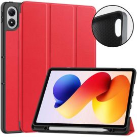 LEATHER Klapphülle für Xiaomi Redmi Pad 2 Pro rot