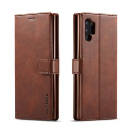 IMEEKE Wallet Case Samsung Galaxy Note 10 Plus dunkelbraun
