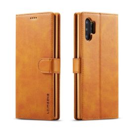 IMEEKE Wallet Case Samsung Galaxy Note 10 Plus hellbraun
