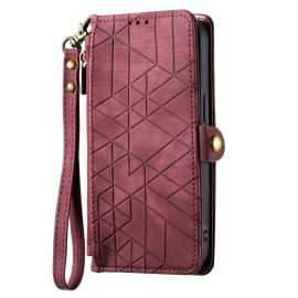 GEOM Wallet Case für Apple iPhone 15 Pro Max rot