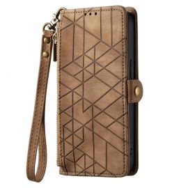 GEOM Wallet Case für Apple iPhone 15 Pro Max braun