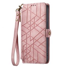 GEOM Wallet Case für Apple iPhone 15 Pro Max rosa