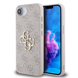 GUESS 4G METAL Schutzhülle für Apple iPhone 16e / iPhone 17e PINK