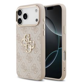 GUESS 4G METAL Schutzhülle für Apple iPhone 17 Pro Max PINK