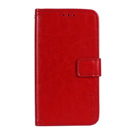 IDEWEI Brieftaschenhülle ZTE Blade A51 2020 rot